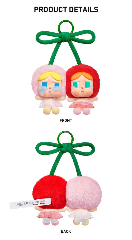 CRYBABY "Crying For Love Series" Vinyl Plush Pendant Hanging Card (Love You Cherry Much)