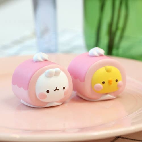 Molang Roll Cake Random Figure Box