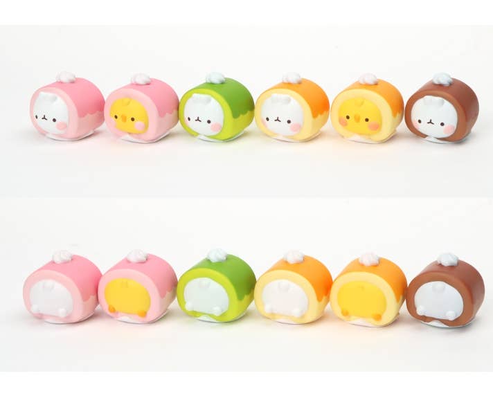 Molang Roll Cake Random Figure Box